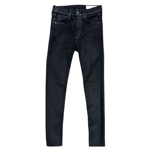 Rag & bone Women's High Rise Shiny Black Jeans Size 25